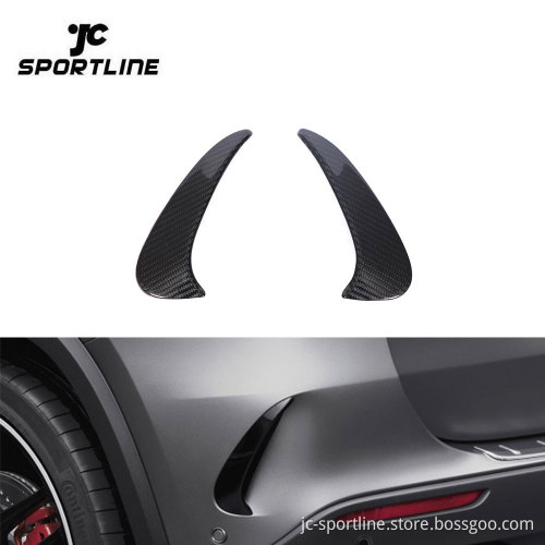 DRY Carbon Fiber Rear Bumper Canards for Mercedes GLA250/GLA35 AMG 2020-2021